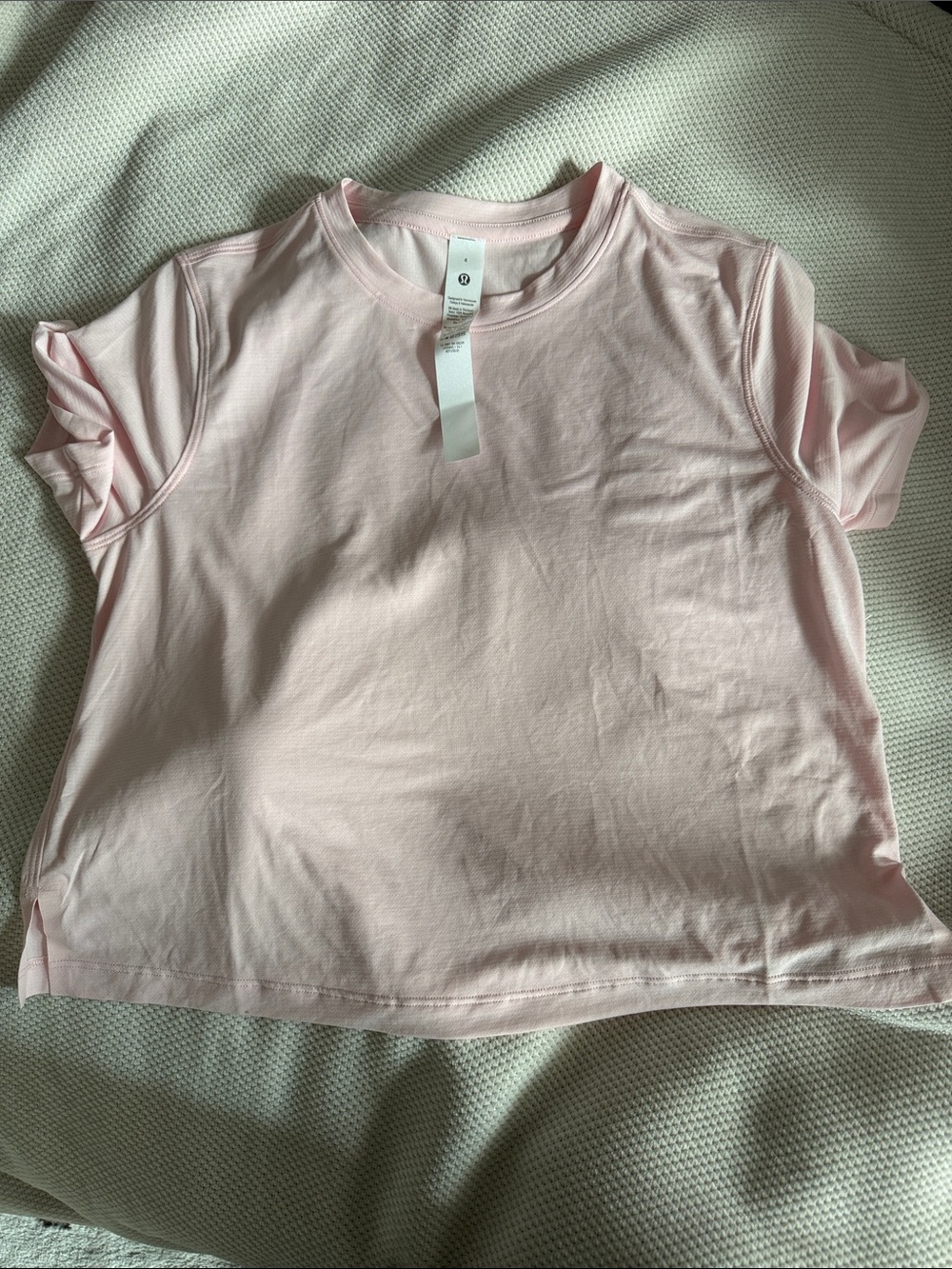 lululemon athletica Soft Light Pink Crewneck Top